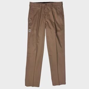 Croft & Barrow NEW NWT Pleated Mens Pants Tan 34" x 34"